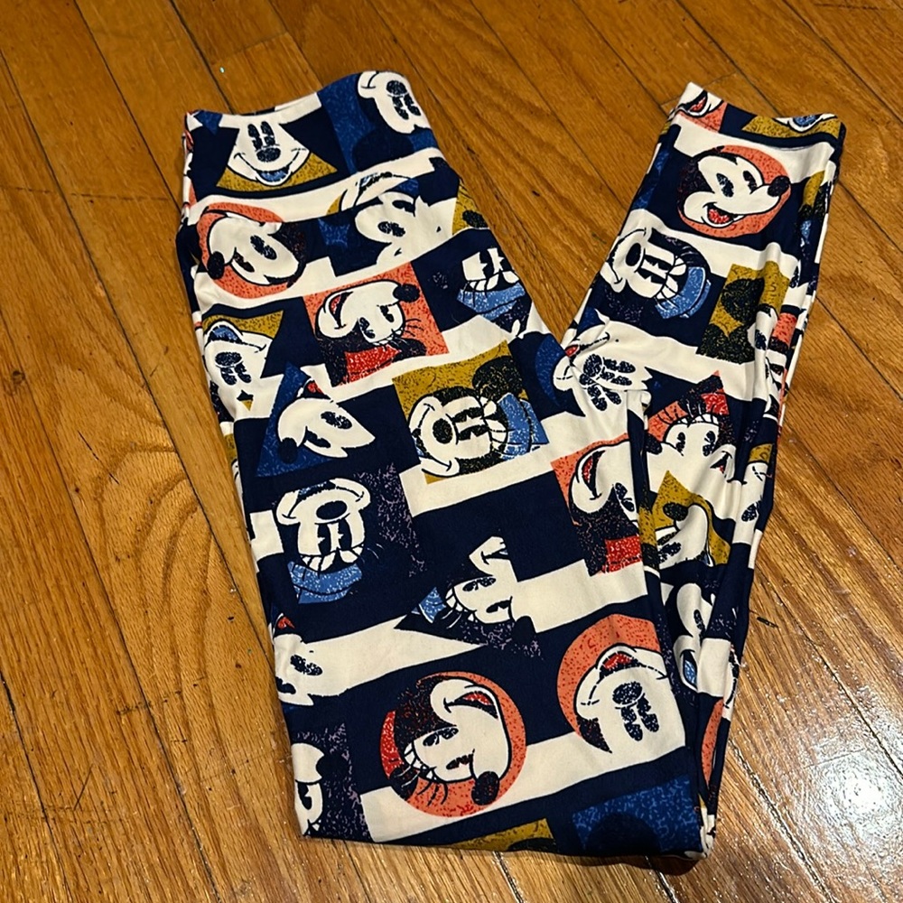 Disney LulaRoe Mickey Mouse Leggings OS